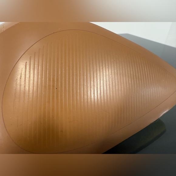 Jaggar Temped Curved Heel Yellow Suede Slingback Mules Pumps Heels - Picture 8 of 10